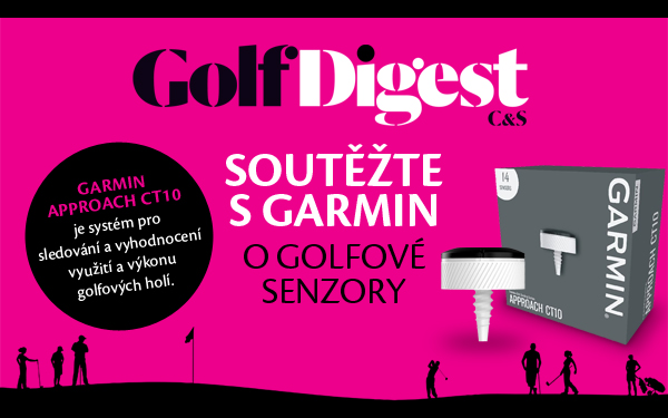 Soutěž s Garminem o golfové senzory