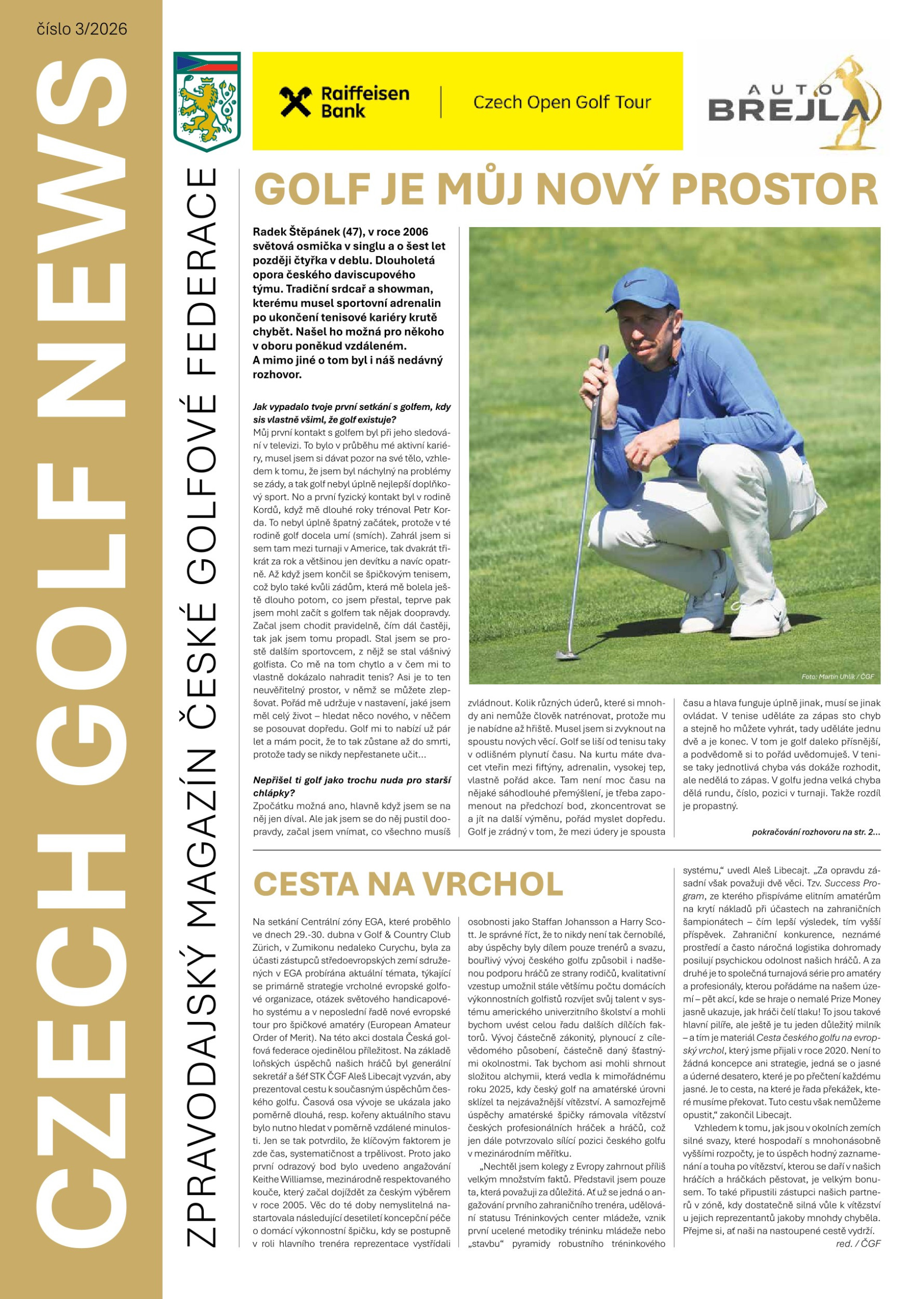Czech Golf News