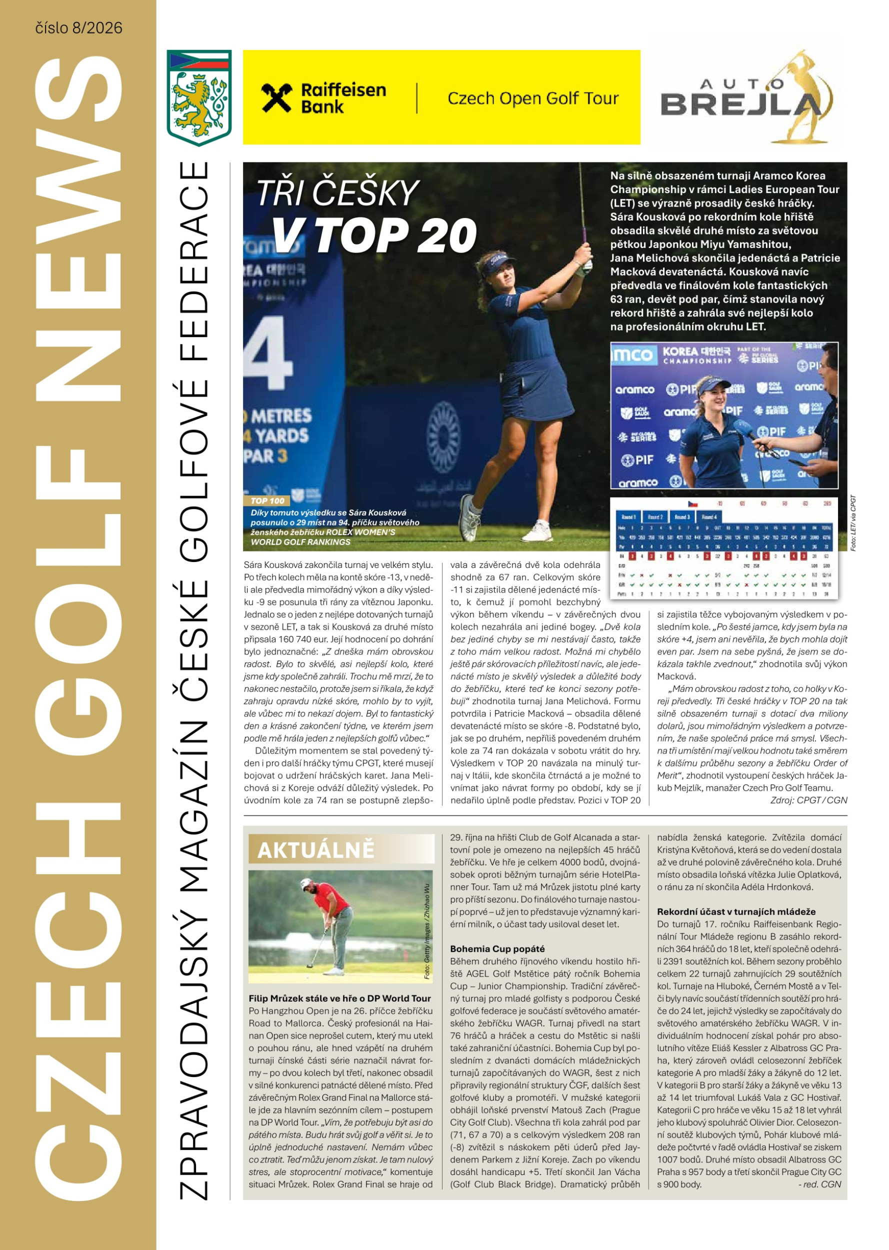 Czech Golf News