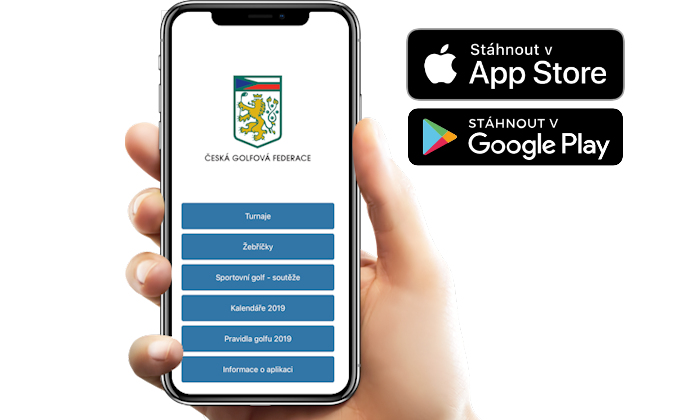 Mobilní aplikace ČGF – rozšířená verze nabízí i Pravidla golfu